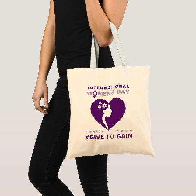 Bolso De Tela Give To Gain International Women's Day 2026 (Anverso (producto))