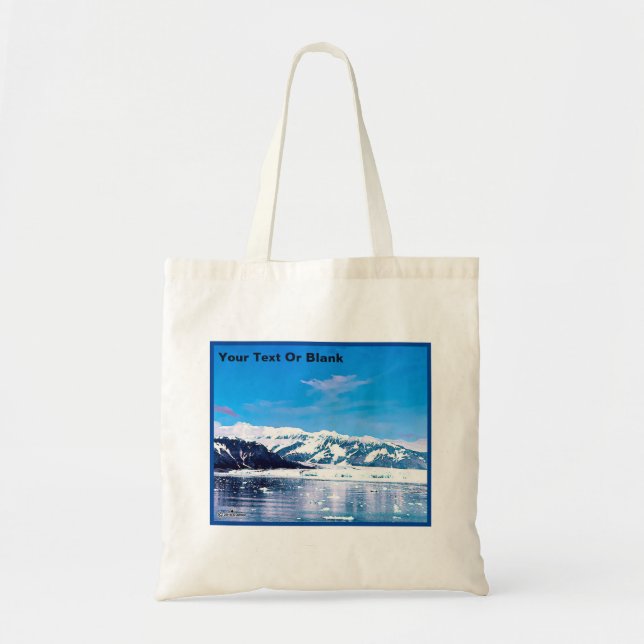 Bolso De Tela Glaciar Alaska Tidewater (Frente)