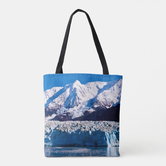 Bolso De Tela Glaciar Hubbard, Alaska Tote bag (Reverso)