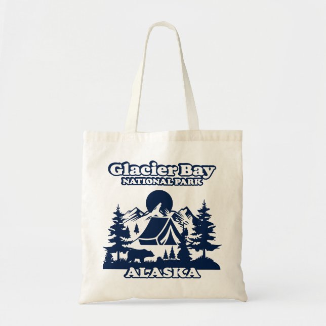 Bolso De Tela Glacier Bay Alaska (Frente)