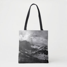 Bolso De Tela Glacier Parque Nacional Hidden Lake Black White