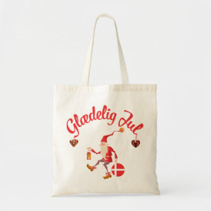 Bolso De Tela Glaedelig jul danish merry christmas denmark nisse