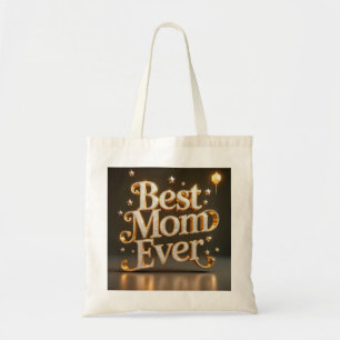 Bolso De Tela Glam Gold Bling Mejor Mamá