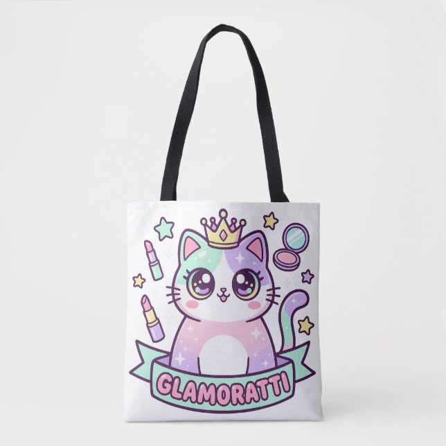 Bolso De Tela Glamoratti Gato (Anverso)
