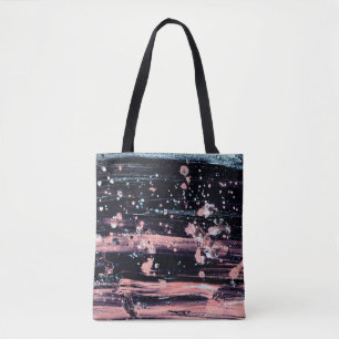 Bolso De Tela Glamoroso gris oscuro foco de atención