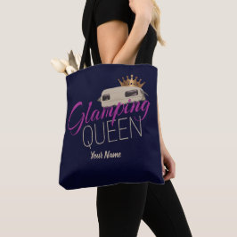 Bolso De Tela Glamour Queen Camping con caravanas vintage