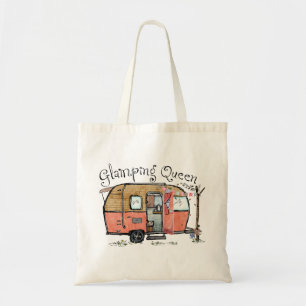 Bolso De Tela Glamour Queen Funny Camper Vintage