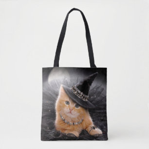 Bolso De Tela Glamuroso gatito