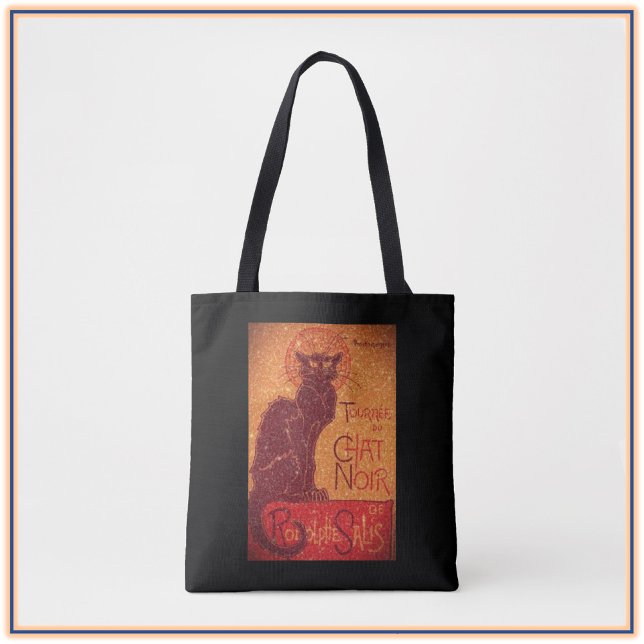 Bolso De Tela Glittering Chat Noir Art (Subido por el creador)