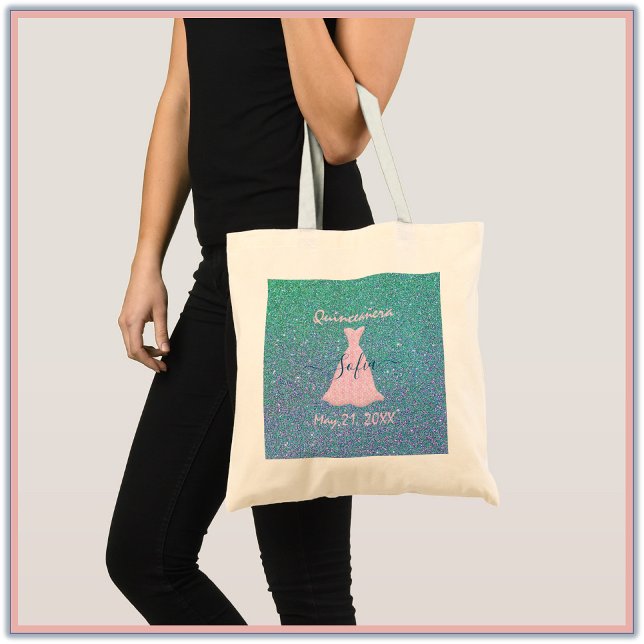 Bolso De Tela Glittering Quinceanera (Subido por el creador)
