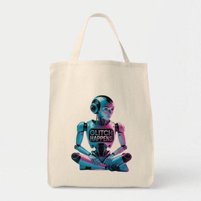 Bolso De Tela ¡❤️ GLOBAL SUCEDE! Graciosos Memes Ai Chatbot Comp (Frente)