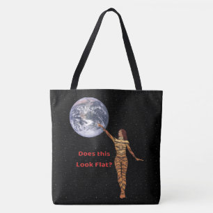 Bolso De Tela Globe not Flat