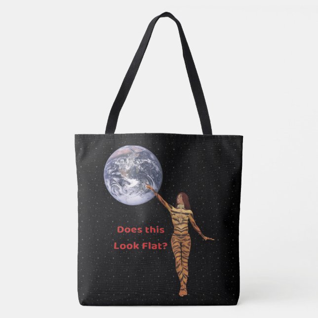 Bolso De Tela Globe not Flat (Anverso)