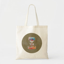 Bolso De Tela Globo aerostático inspirado en mancha de café Ephe