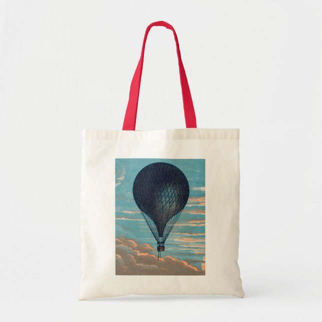 Bolso De Tela Globo de aire vintage (Frente)