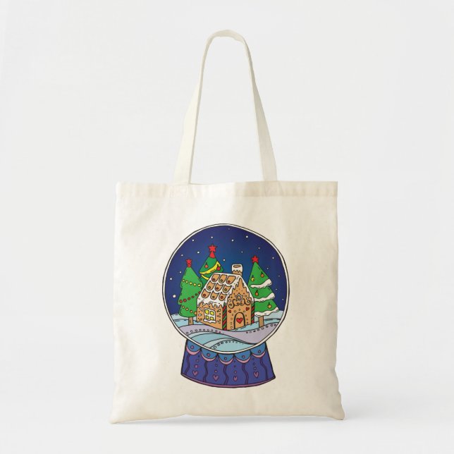Bolso De Tela Globo de la nieve (Frente)