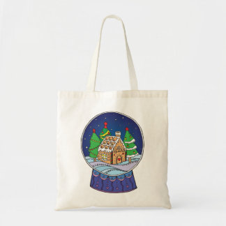 Bolso De Tela Globo de la nieve