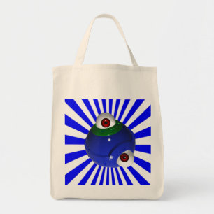 Bolso De Tela globo ocular