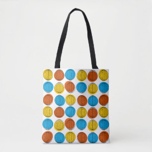 Bolso De Tela Globo por todo el tote