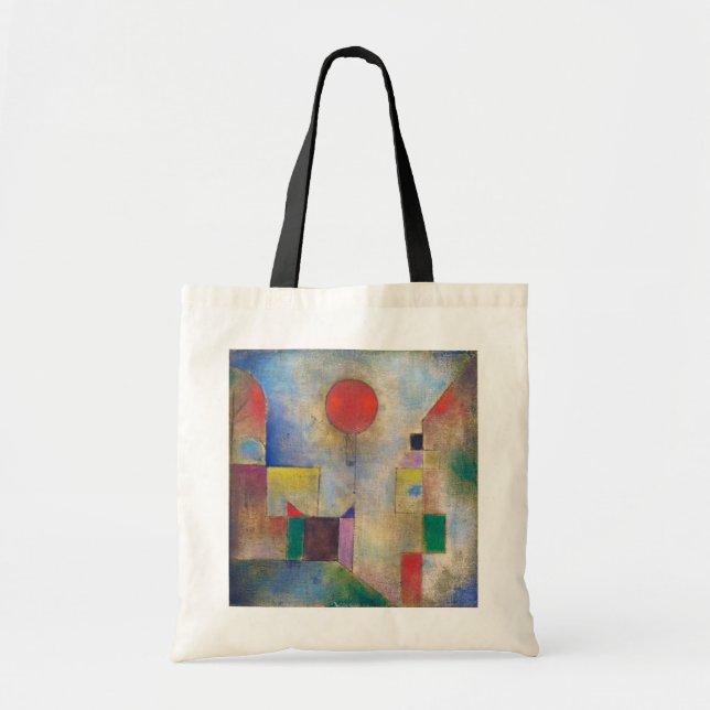 Bolso De Tela Globo Rojo, Klee (Frente)