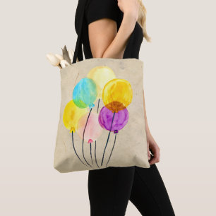 Bolso De Tela Globos de color cutáneo