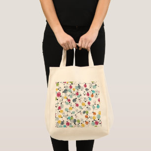 Bolso De Tela Globos de Navidades de Neon Pingüino
