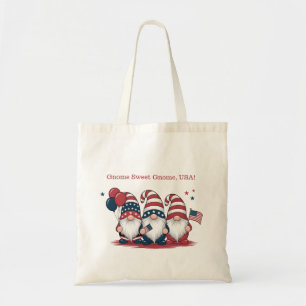 Bolso De Tela Gnomas patrióticos 4 de julio