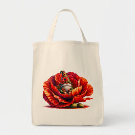 Bolso De Tela Gnome de jardín de acuarela caprichosa