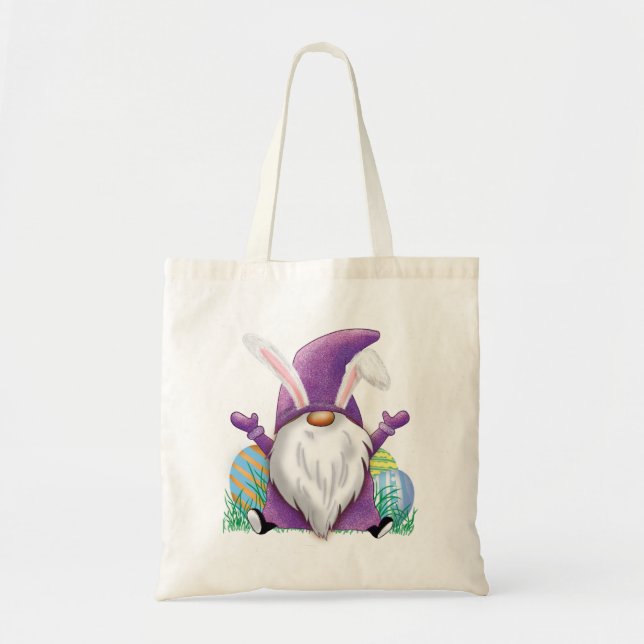 Bolso De Tela Gnome de Pascua    (Frente)