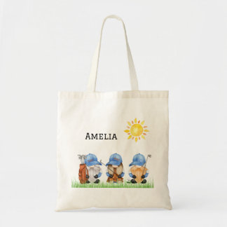 Bolso De Tela Gnome Golf Tote Bag