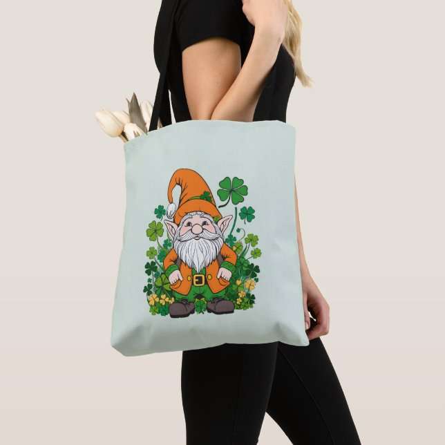 Bolso De Tela Gnome irlandés (Detalle)