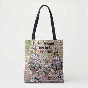 Bolso De Tela Gnome me quiere a mí