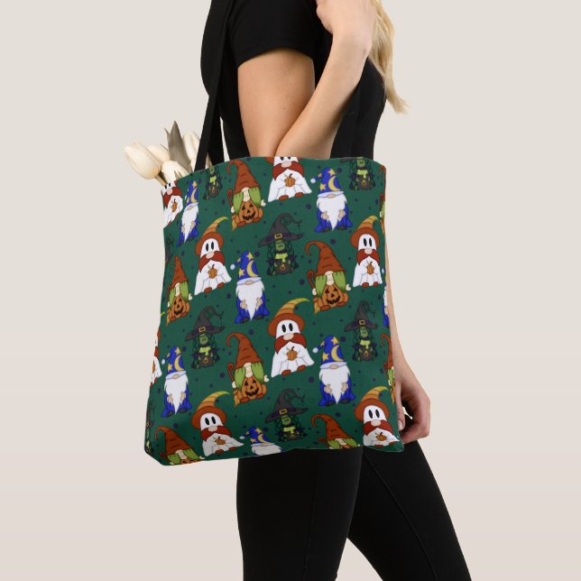Bolso De Tela Gnome-O-Ween (Detalle)
