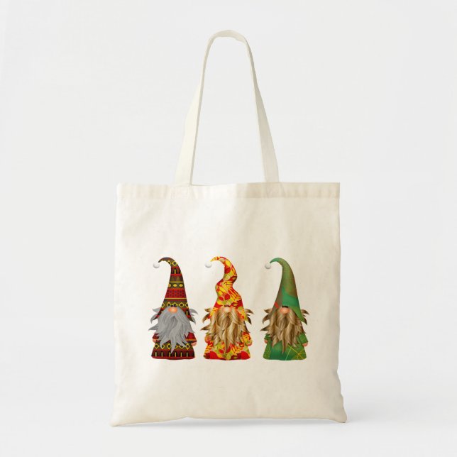 Bolso De Tela Gnomes forestales escandinavos (Frente)