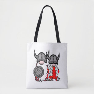 Bolso De Tela Gnomes nórdicos lindo Tomte Pareja Escandinavia