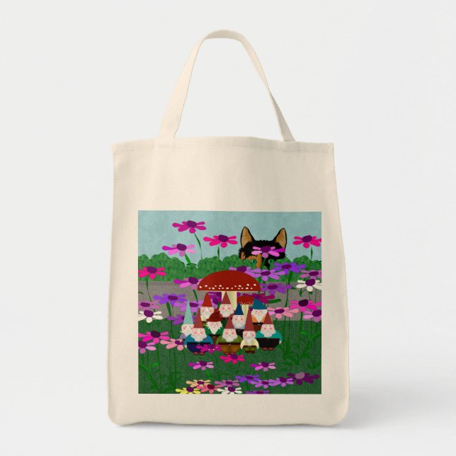 Bolso De Tela Gnomes Tote Bag (Frente)