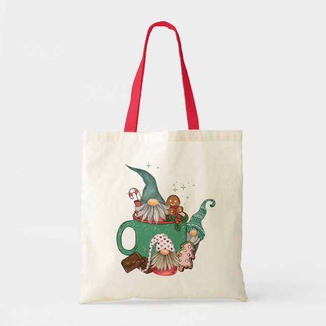 Bolso De Tela Gnomes y cacao (Frente)