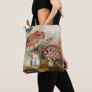 Bolso De Tela gnomo de acuarela