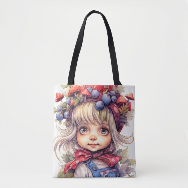 Bolso De Tela Gnomo de jardín de pequeño campo (Anverso)
