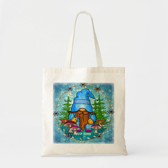 Bolso De Tela Gnomo del bosque  (Frente)