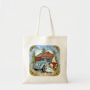 Bolso De Tela Gnomo Granjero