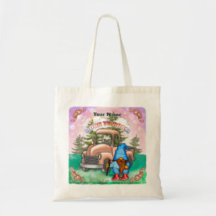 Bolso De Tela Gnomo nacido para vagar