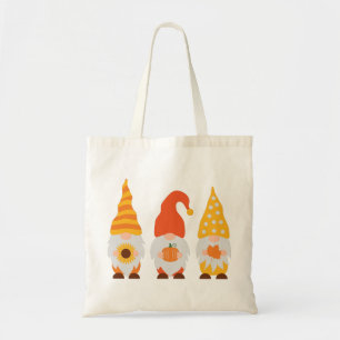 Bolso De Tela gnomos de otoño. Personalizado lindo gnomos de ot