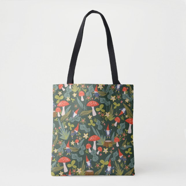Bolso De Tela Gnomos del arbolado (Anverso)