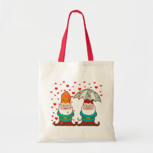 Bolso De Tela Gnomos felices y gruñones
