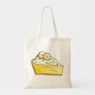 Bolso De Tela Go Bananas Banana Cream Pie Slice Foodie de panade
