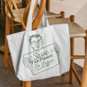 Bolso De Tela Go Vegan Ecology