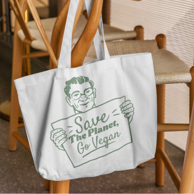 Bolso De Tela Go Vegan Ecology (Subido por el creador)