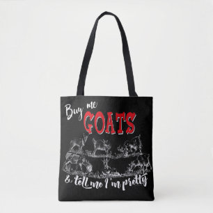 Bolso De Tela GOAT   Comprarme cabras Dime que soy Bonito GetYer