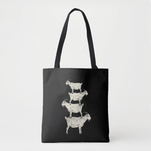 Bolso De Tela Goat Retro (Anverso)